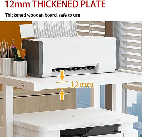 2 Tier Printer Stand with Wheels M700