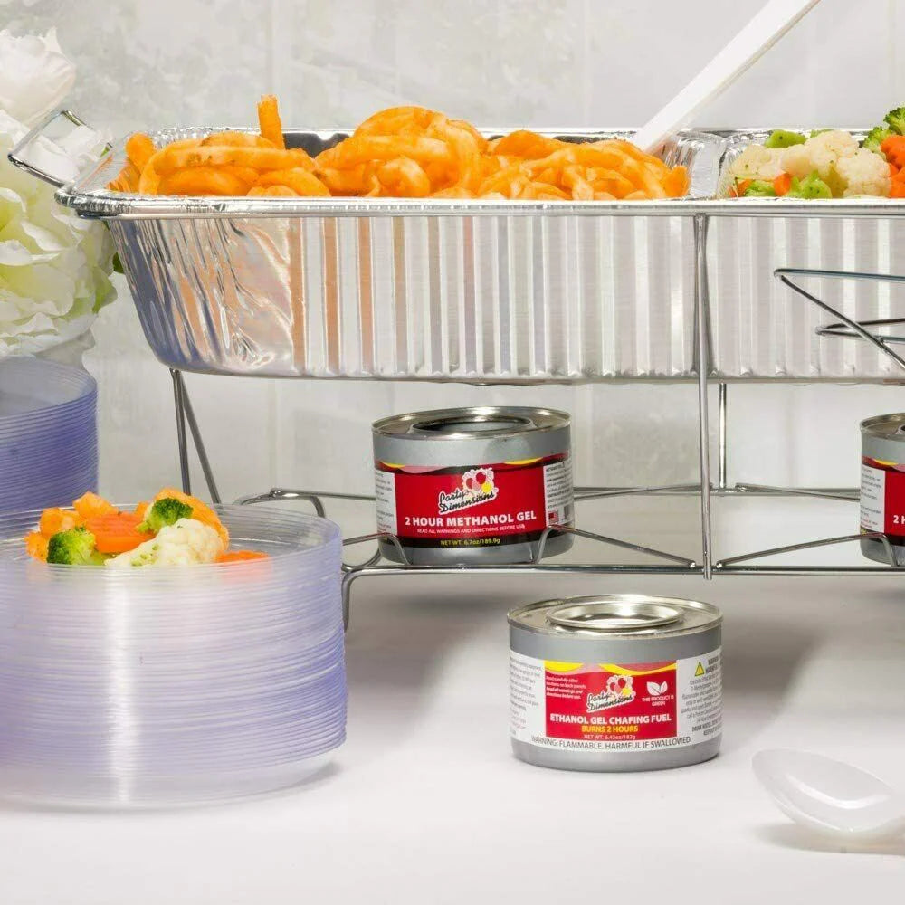 24 PC Disposable Aluminum Chafing Dish Set Z535