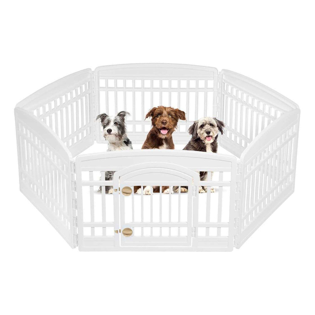 6 Panel Exercise Pet Playpen with Door D15421