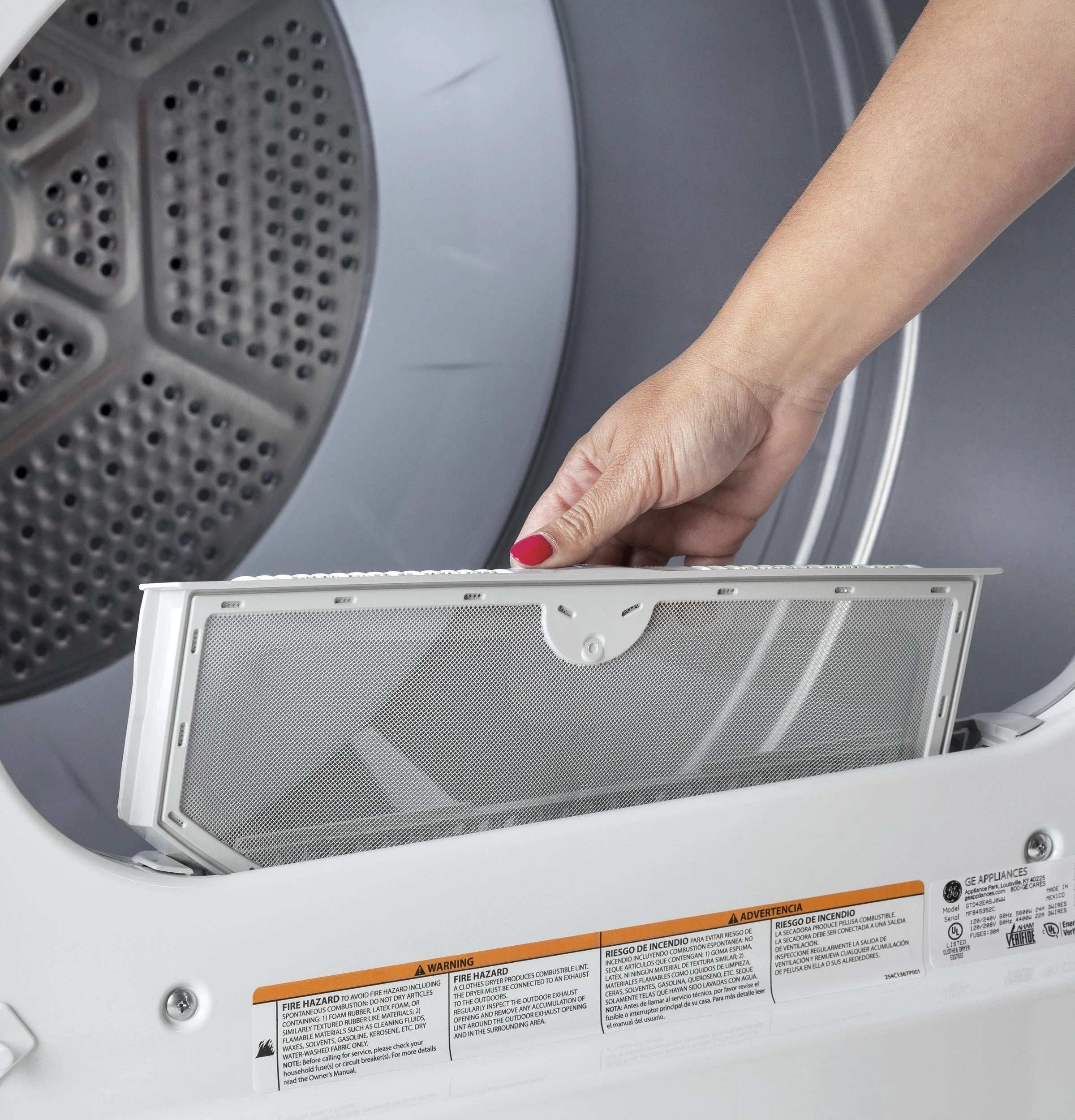 27" Wide 7.2 Cu. Ft. Electric Dryer White X9453