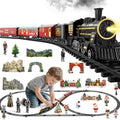 Large Electric Train Set with Realistic Sound, Lights and Smoke J41771