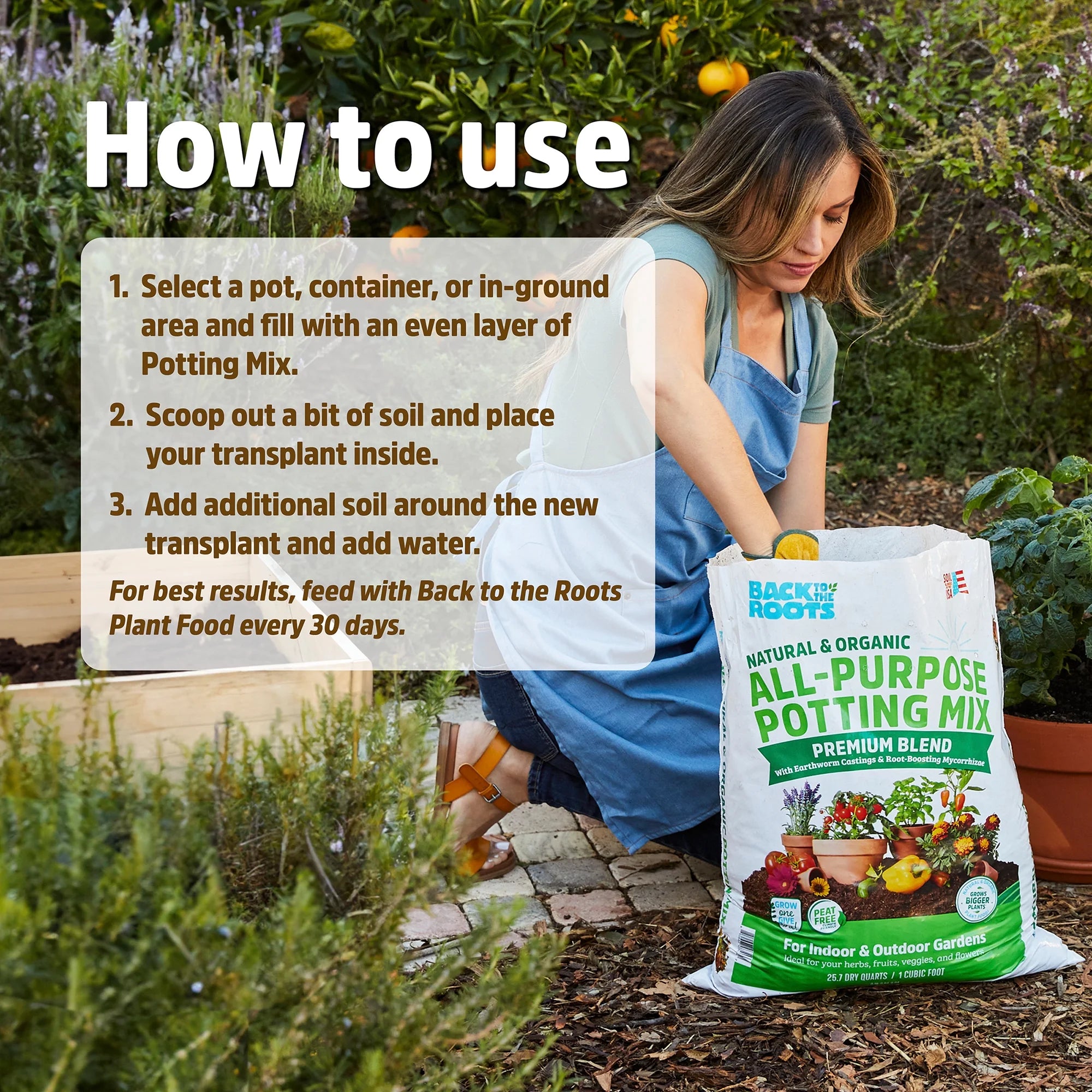 60 1 Cu. ft. Bags Organic Potting Mix N628