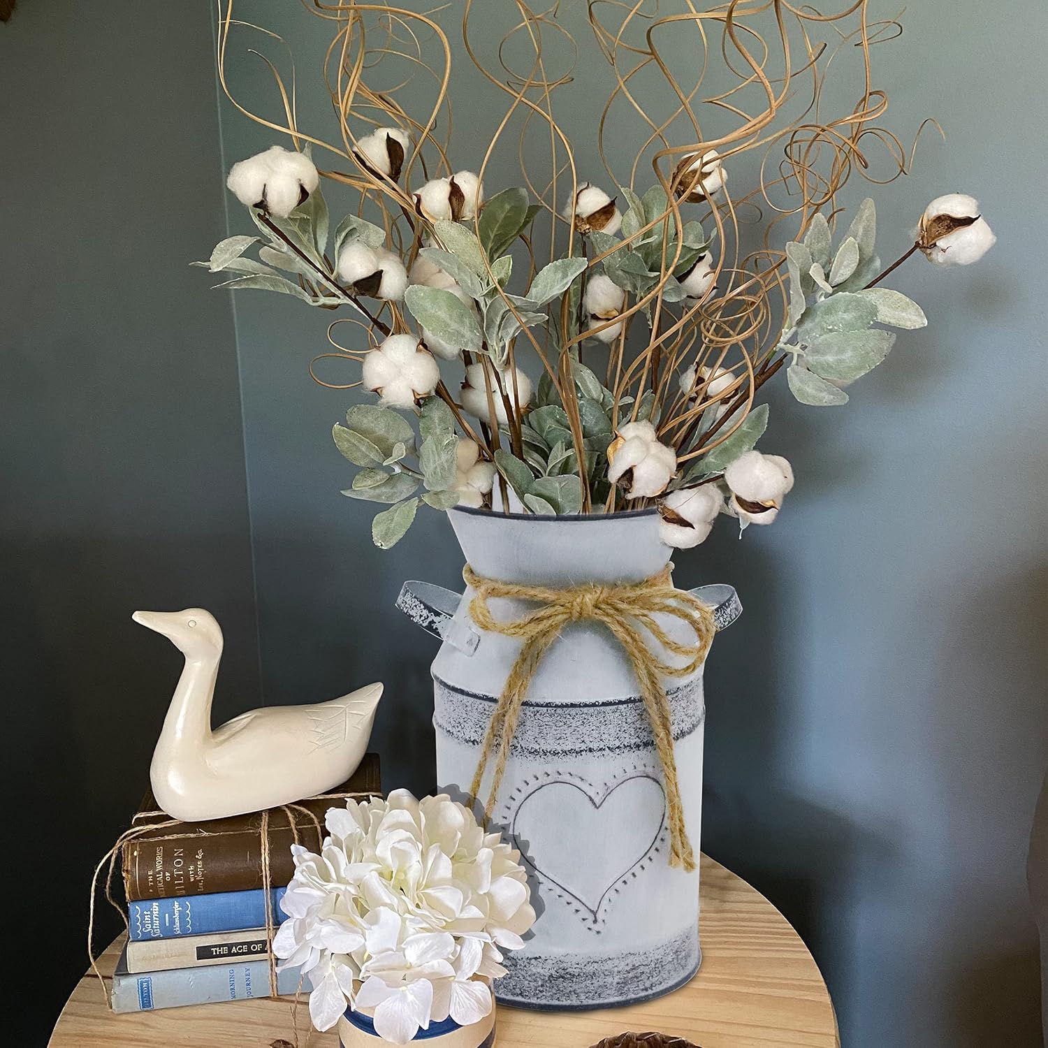 Shabby Chic Milk Can Vase D430125
