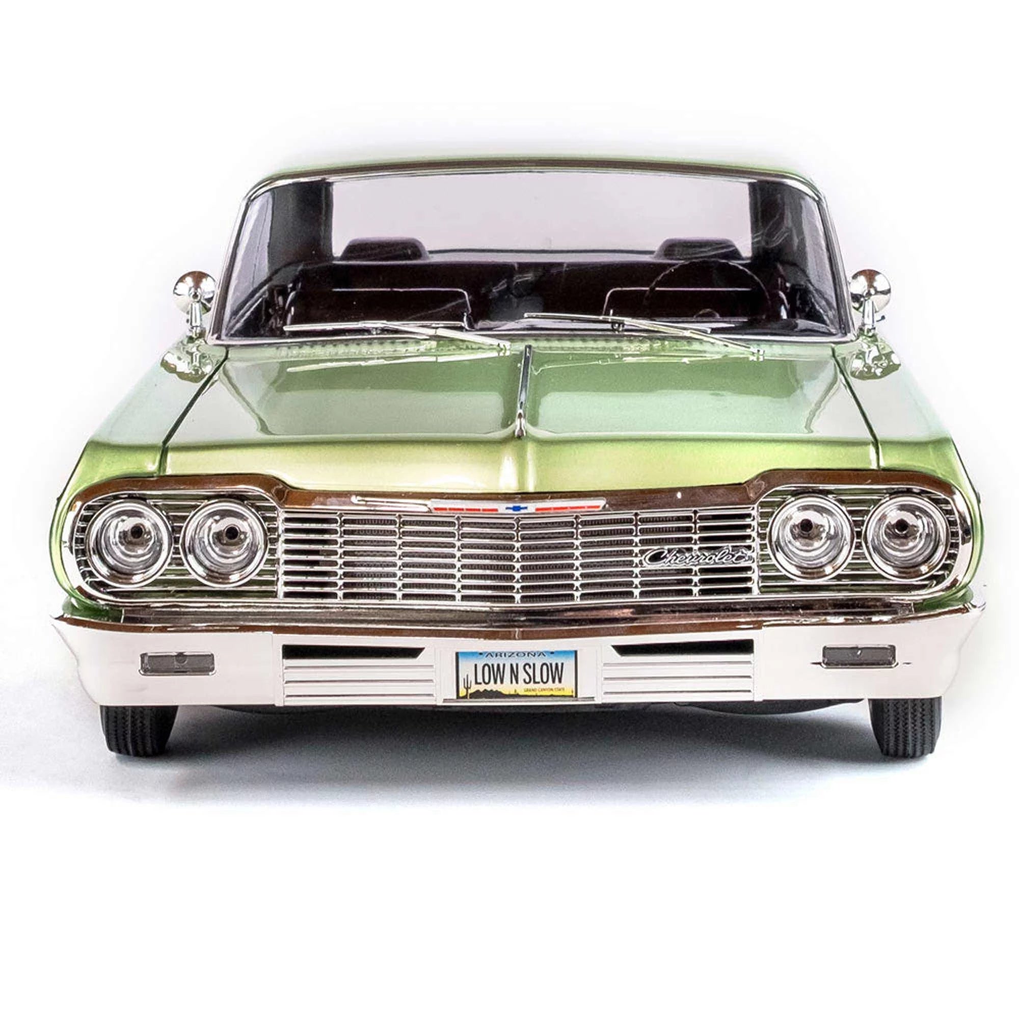 1/10 Chevrolet Impala Brushed 2 Wheel Drive Lowrider RTR Green Electric Car Q7144
