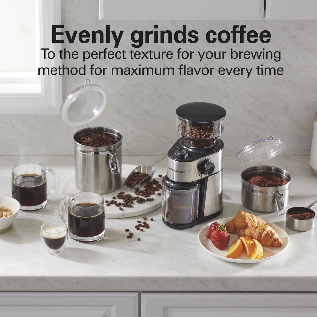 18 Grind Settings Stainless Steel Coffee Grinder A9815