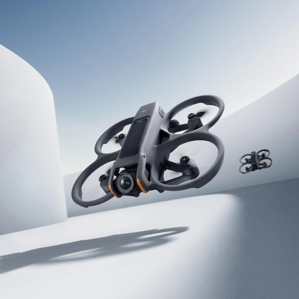 FPV Drone Fly More Combo (3 Batteries) with Camera 4K Includes Goggles 3 and RC Motion 3, Built-in Propeller Guard N384