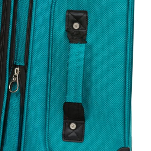 Black Softside Expandable Luggage, Checked-Large 29-Inch E37042