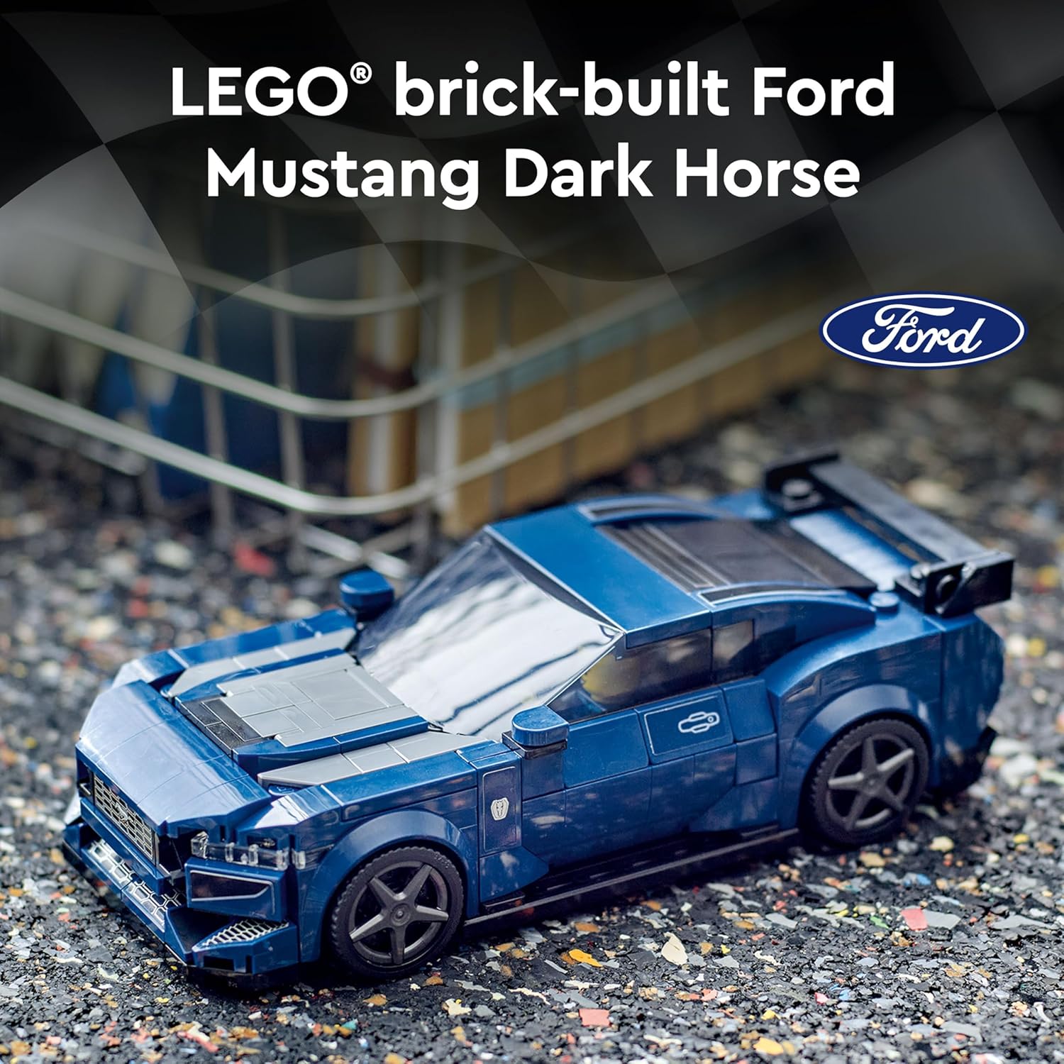 Ford Mustang Dark Horse Sports Car Set Q53343