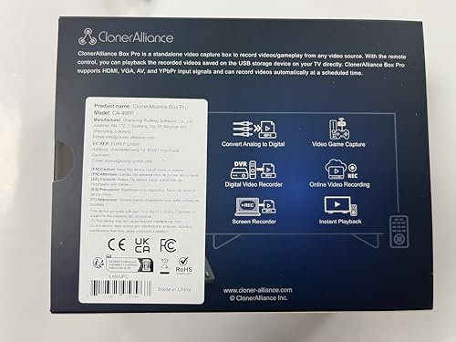 1080p@60fps Video Recorder with HDMI Capture G94782