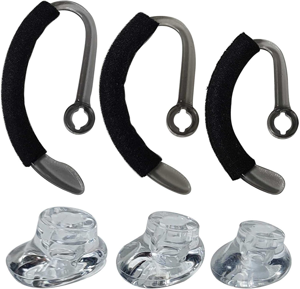 Earhooks Spare Earbuds with Foam Tube Kit Replacement Tip Small Medium Large Size 1Set P8729