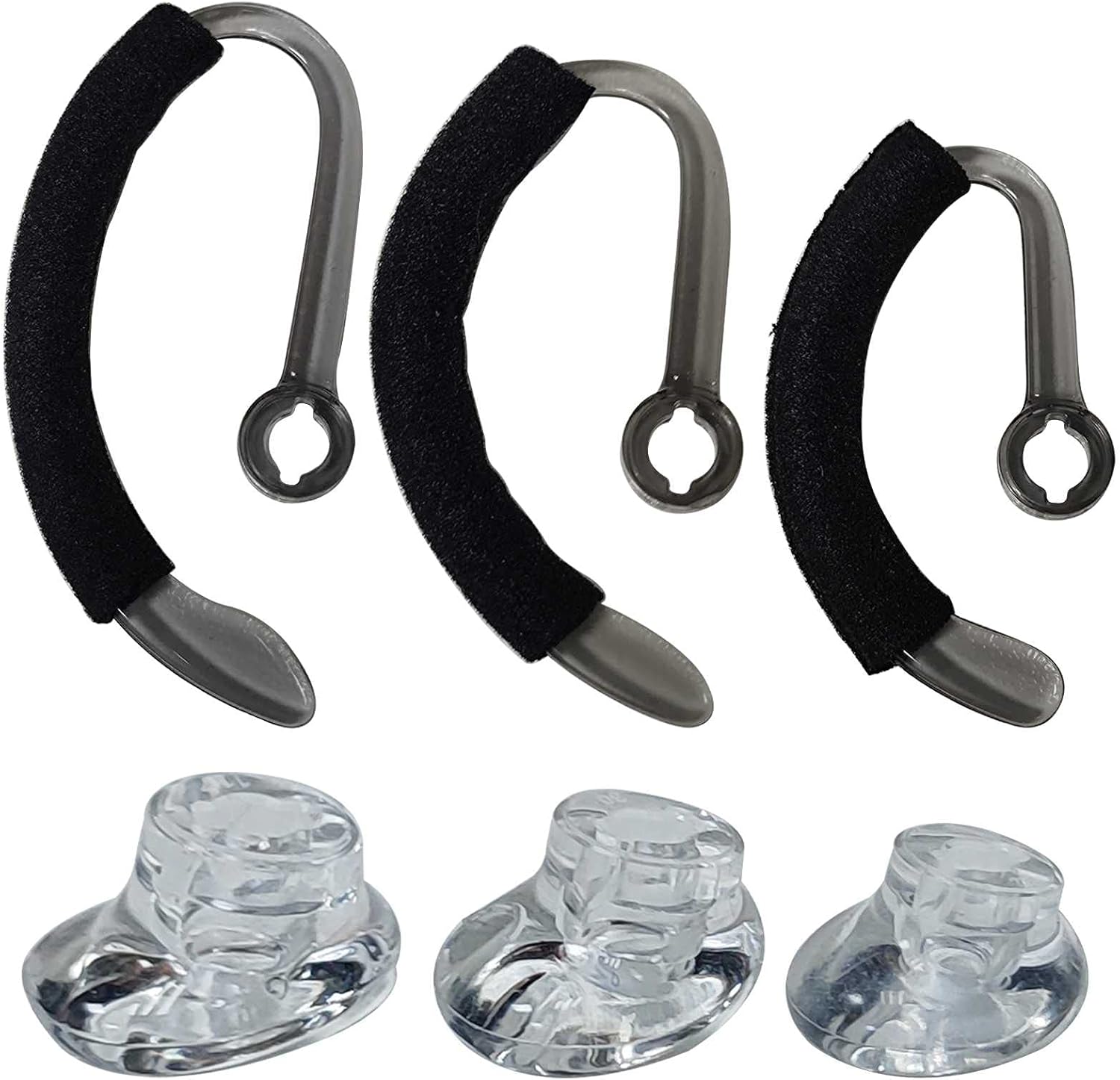 Earhooks Spare Earbuds with Foam Tube Kit Replacement Tip Small Medium Large Size 1Set P8729