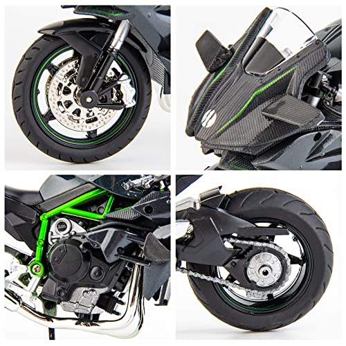 Black DieCast Motorcycle Model W265