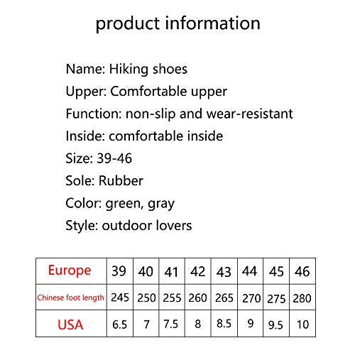 Grey Waterproof High-top Hiking Shoes R53725