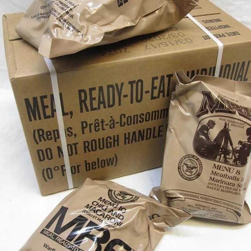 3 Pack 1250 Cal MRE Meals M51223