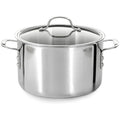 8 Quart Tri-Ply Stainless Steel Stock Pot with Lid Z516