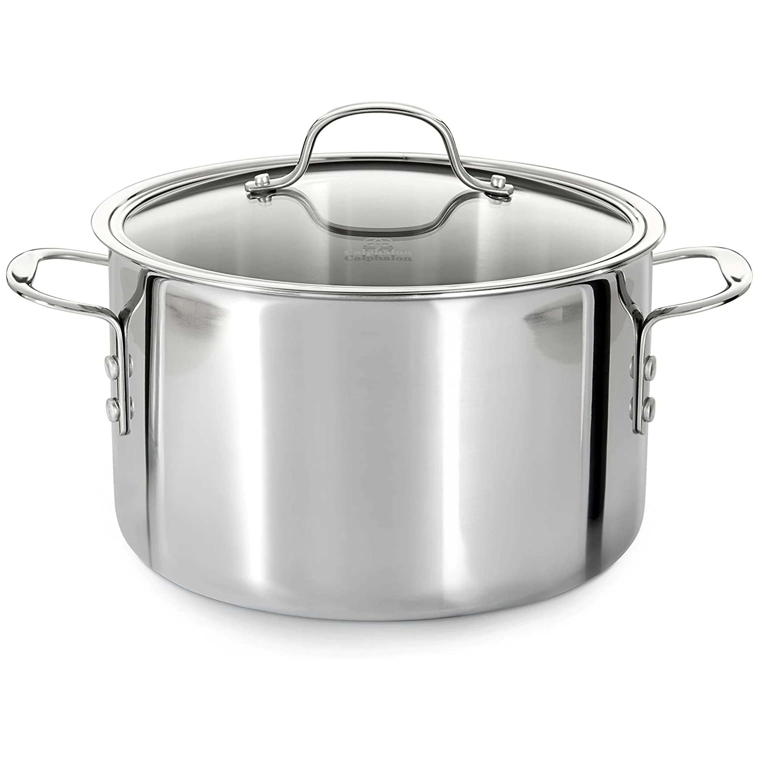 8 Quart Tri-Ply Stainless Steel Stock Pot with Lid Z516