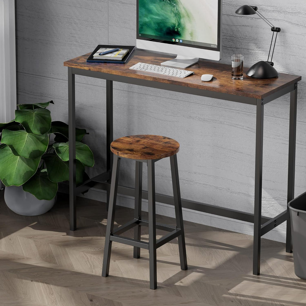 3-Tier Narrow Side Table with Magazine Holder A242