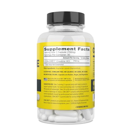 Creatine HCl Capsules (90 ct) O90547