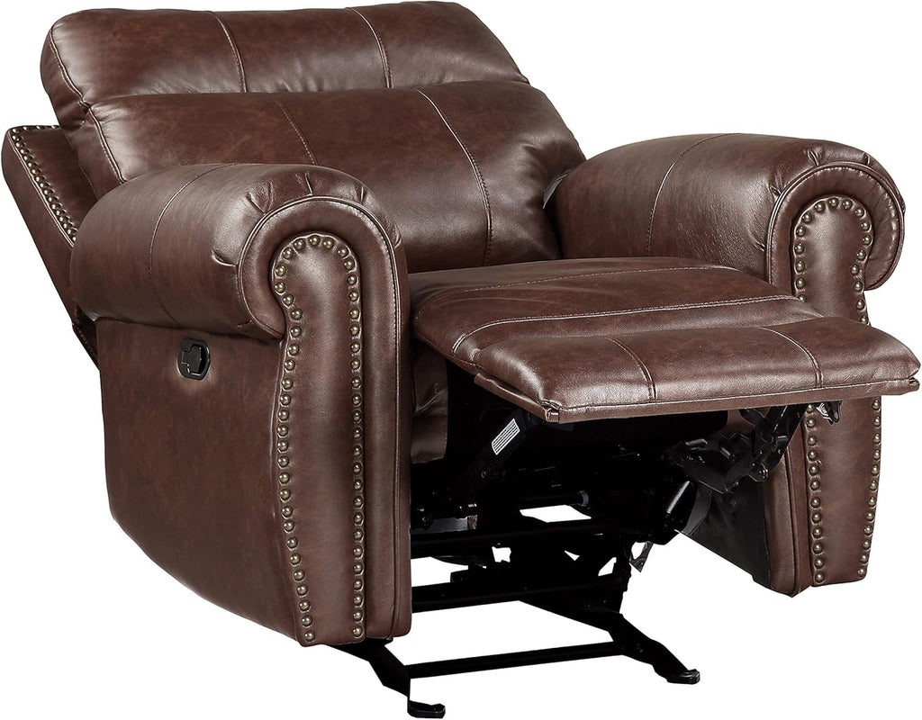 Brown Glider Recliner L92743