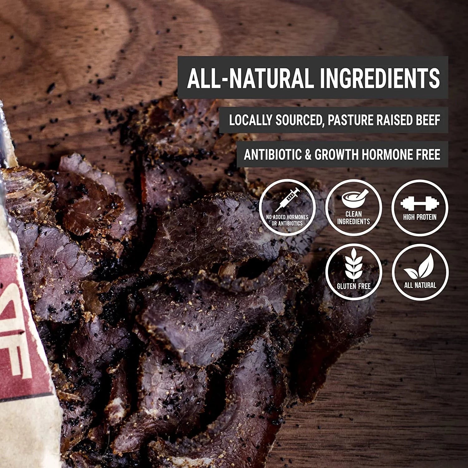 2 oz Bags Beef Jerky Variety Pack 3 Pack P852369