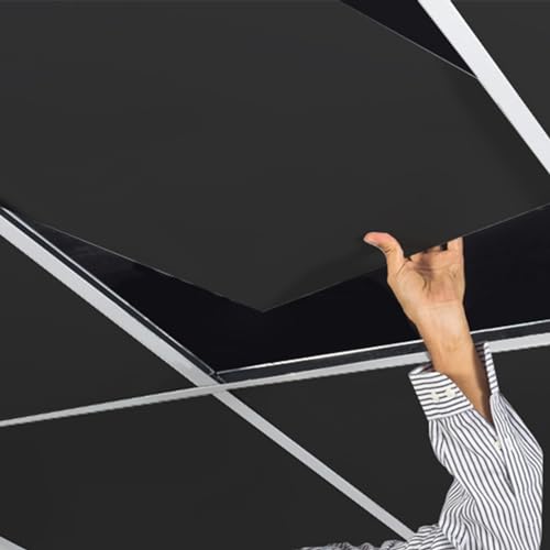 White Drop Ceiling Tile 2ft x 4ft, Package of 10 Tiles P2718
