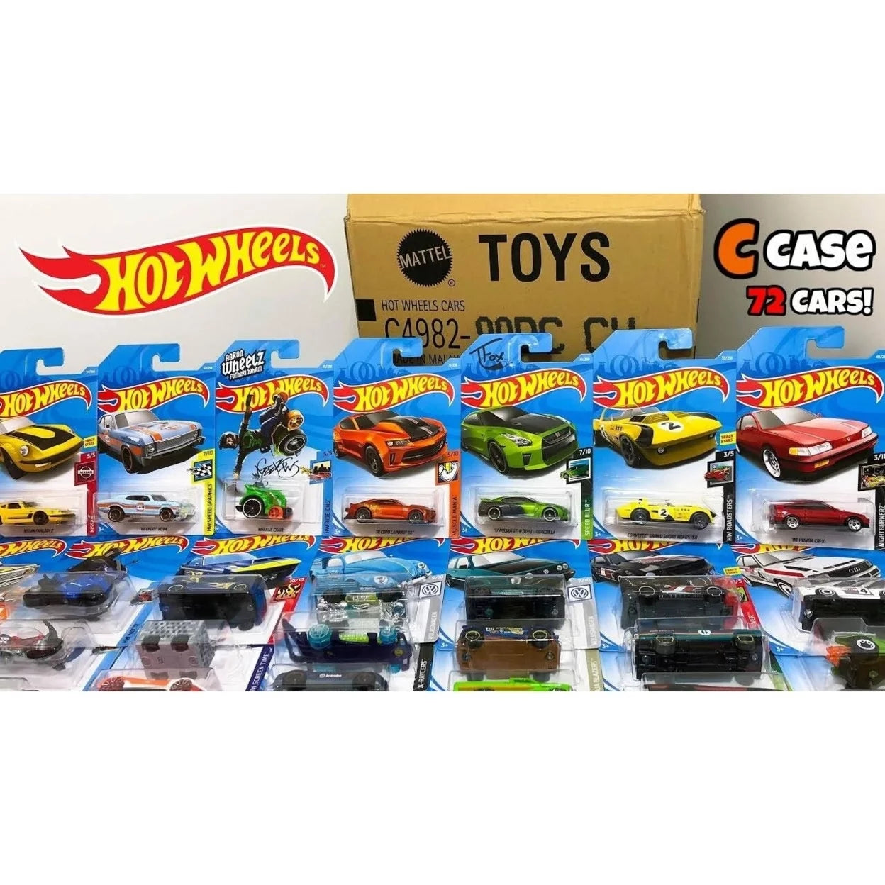 72ct Assortment Case Die-Cast Toy Cars O280