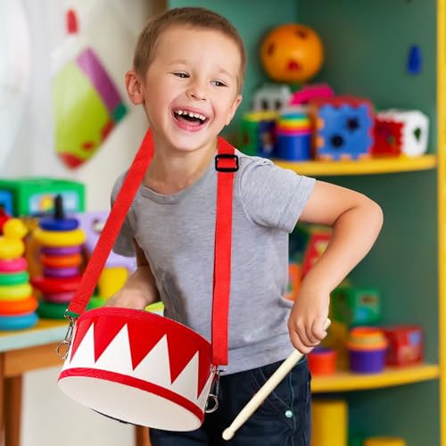8 Inch Wooden Drum Set with 2 Drumsticks K2765