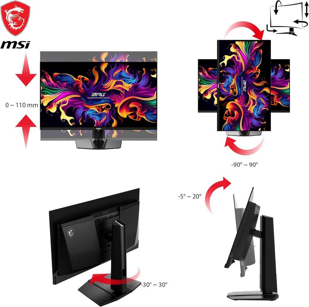 27 OLED Gaming Monitor, 2560 x 1440 QHD, 360Hz, True Black HDR 400 X44256