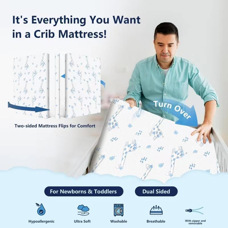38"x26" Foam Crib Mattress K66185