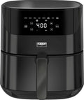 6.3-qt. Touchscreen Air Fryer - Black Stainless Steel Q45759