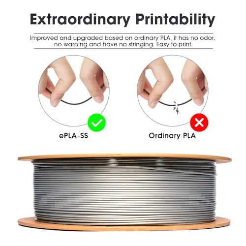 Black PLA Filament 1.75mm 1KG Spool U481105