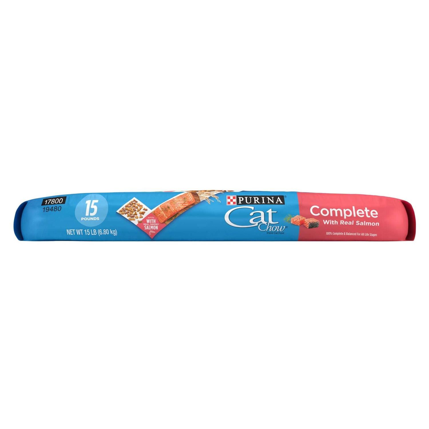 Cat Chow Complete with Salmon High Protein Dry Cat Food F681703