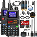 2 Pack 10W Handheld Ham Radio Walkie Talkies with Programming Cable A528