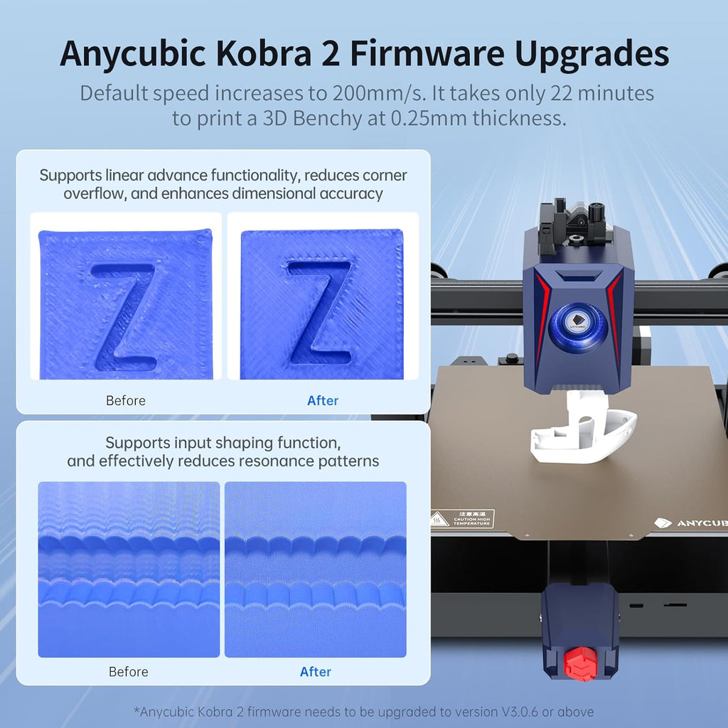 Black Bundle Anycubic Kobra 2 3D Printer, 1.75mm 1kg Filament D88630