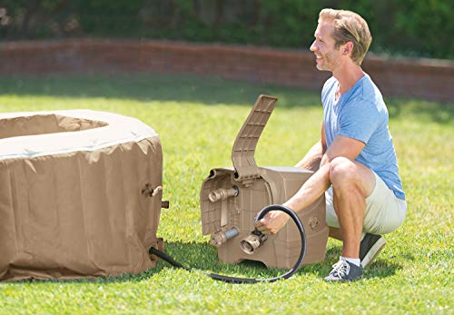 4 Person Inflatable Portable Hot Tub, 77in x 28in K5569