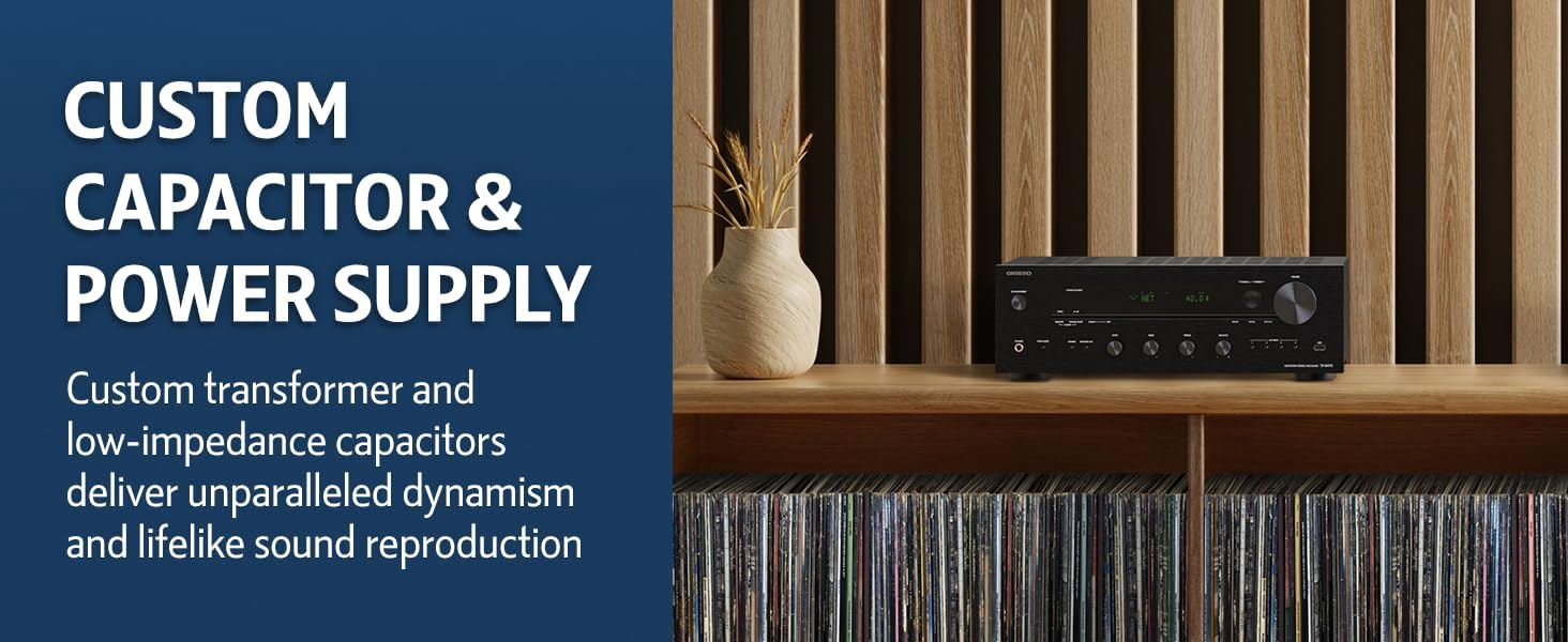 2 Channel Stereo Receiver with Wi-Fi, Bluetooth, Phono Z135395