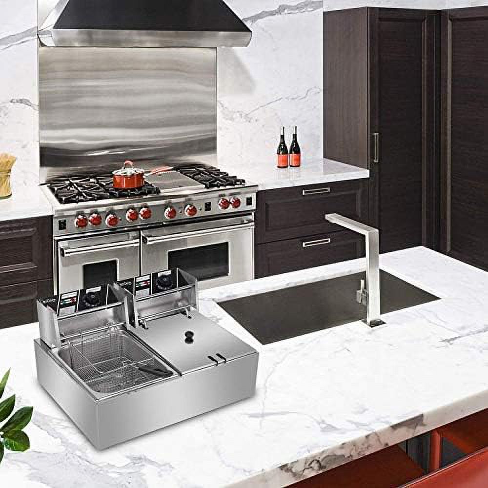 12L Electric Dual Deep Fryer P770