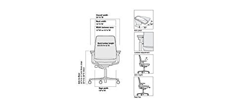 Platinum Frame/Base Task Chair with 4 Way Adjustable Arms I117