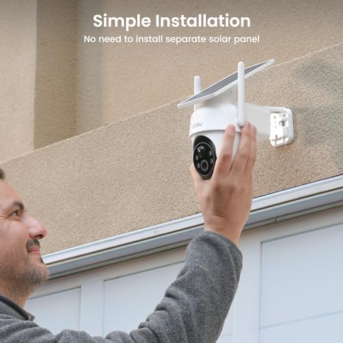 Security Cameras Outdoor Wireless, 4 Cam-Kit, Solar-Powered, 2K Color Night Vision, 5G & 2.4G WiFi O5757