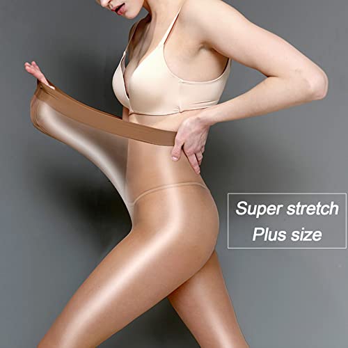 Women's Oil Shiny Pantyhose High Stretch Tights 60D O570010