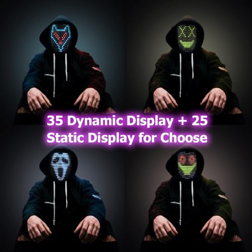 LED Mask with Gesture Sensing V719005
