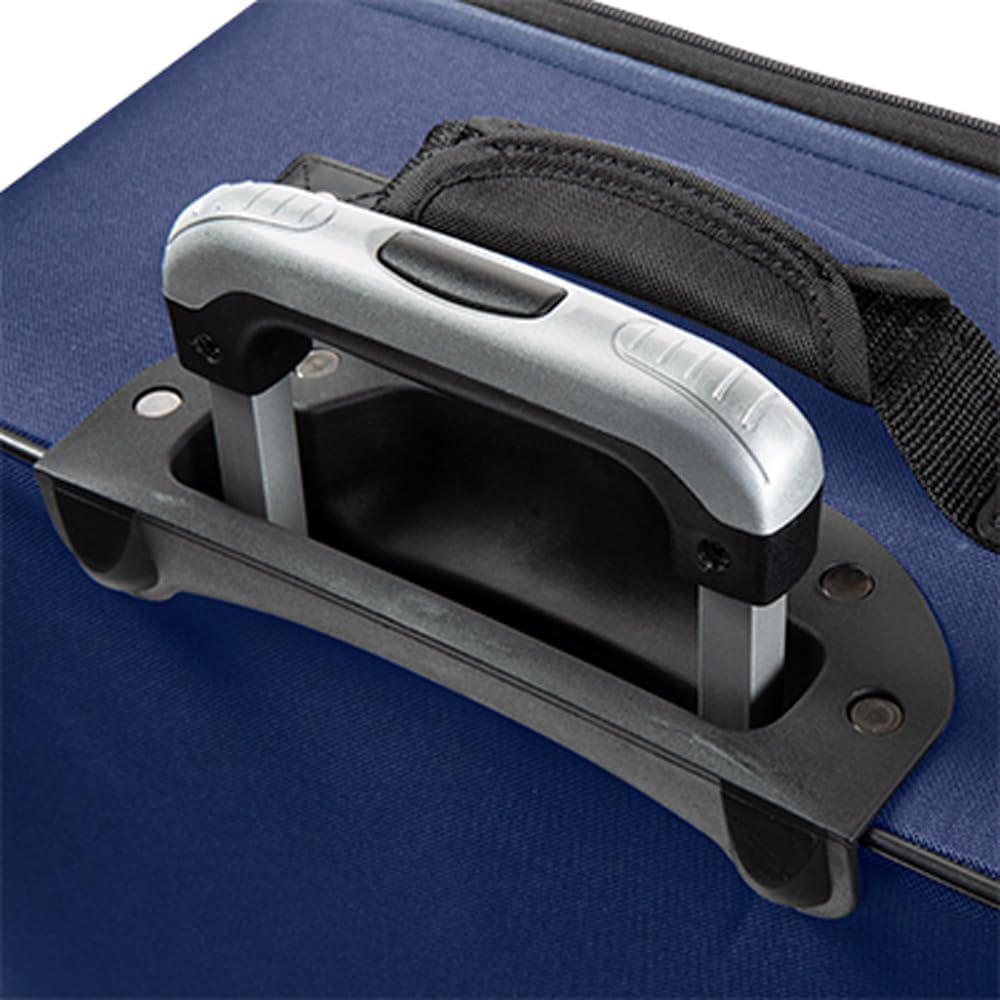 Softside Carry-On Luggage with Wheels, 20 inch, Surf Blue W910