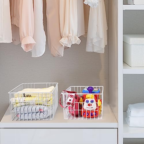 Set of 6 Wire Freezer Organizer Baskets E842048