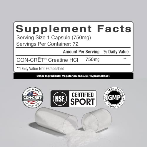 Creatine HCl Capsules (90 ct) O90547