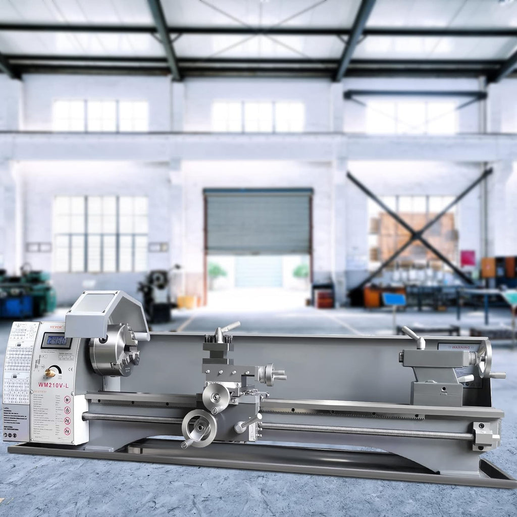8.3'' x 29.5'' Precision Benchtop Metal Lathe with Tool Box W490