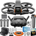 FPV Drone Fly More Combo (3 Batteries) with Camera 4K Includes Goggles 3 and RC Motion 3, Built-in Propeller Guard N384