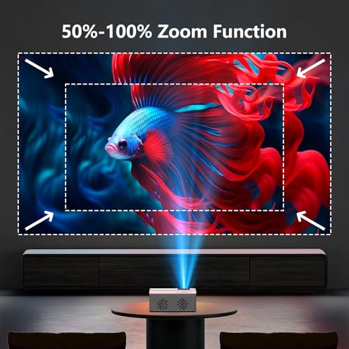 Mini Projector, 1080P Full HD Portable Projector C53788