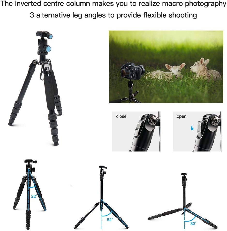 Compact Traveler Tripod with 360° Panorama Ball Head (Aluminum) R3759