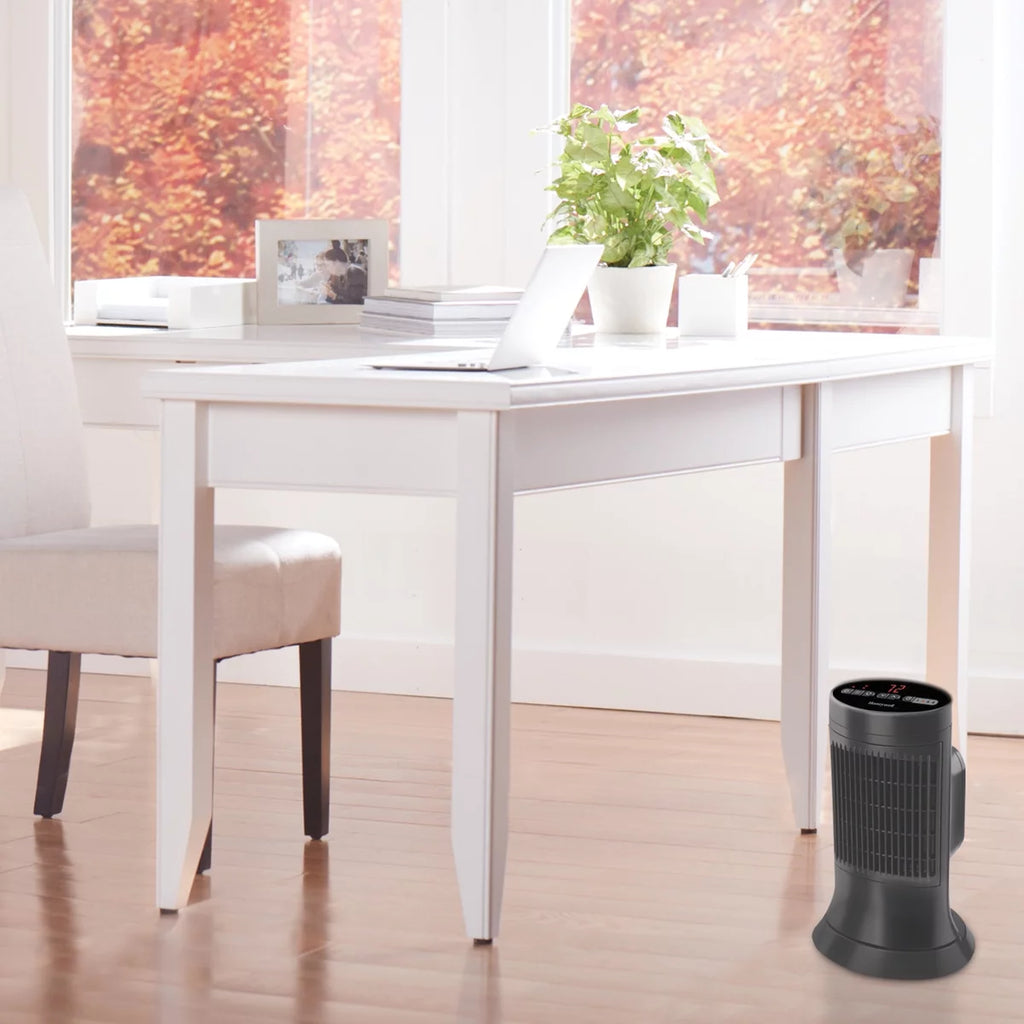 Black Digital Ceramic Compact Heater Y2326