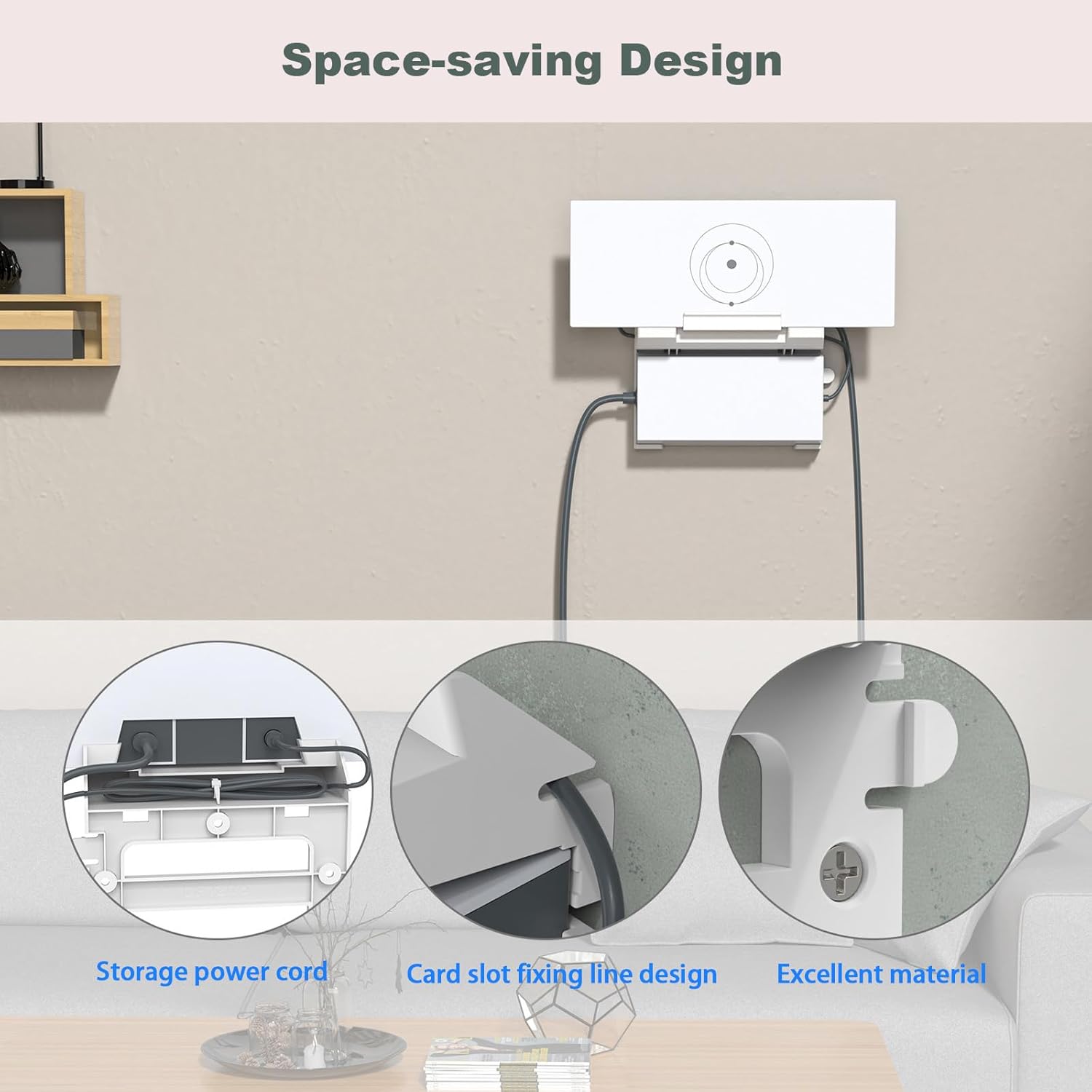 2 in 1 Wall Mount for Starlink Gen 3 Mesh Router and Power G650